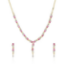 Picture of Estele Trendy and Fancy Fashion Jewellery Design Necklace Set for Women