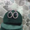 Picture of AD CZ Necklace with Big Pendant Green